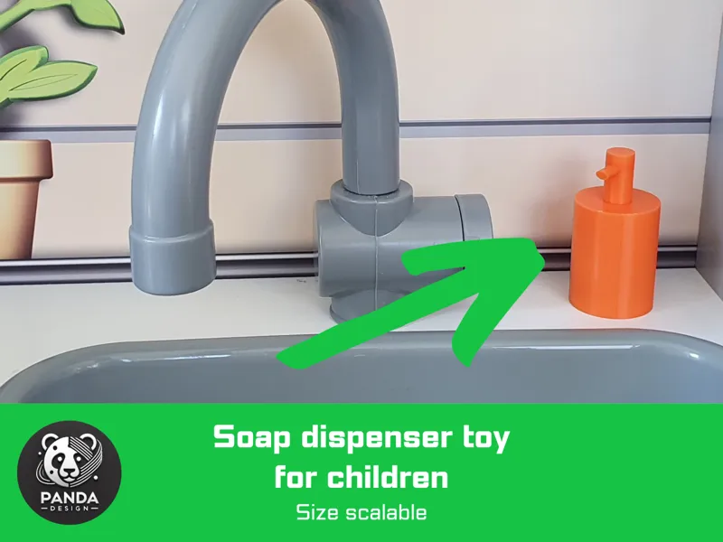 Soap dispenser toy for children