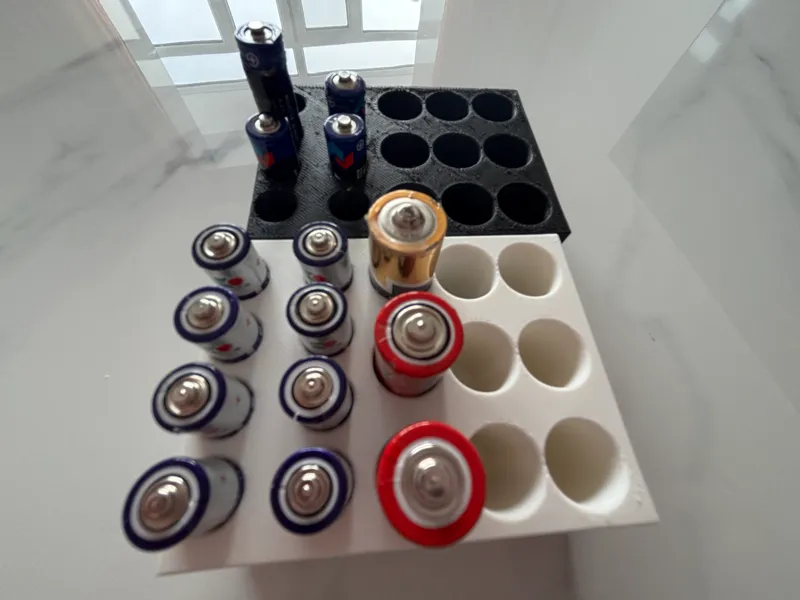 Battery storage box (simple style)  电池收纳盒子(简单风格)