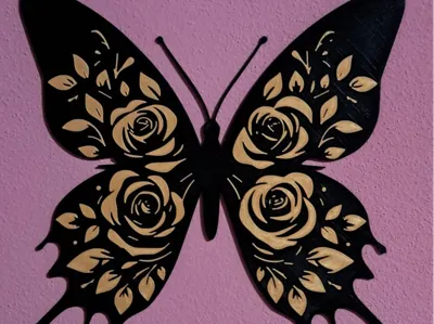 wall decor butterfly