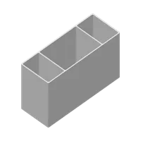 Bloc de rangement bureau à 3 compartiments — photo 3