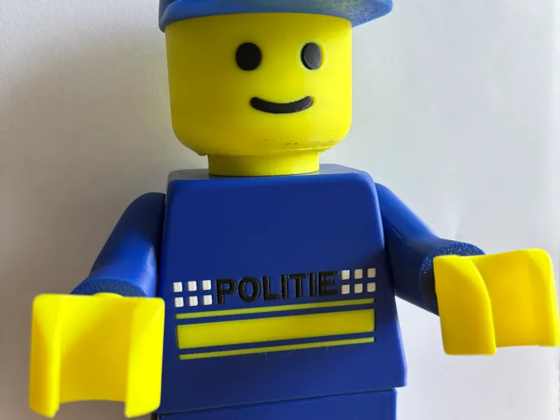 mega brick politie 22cm
