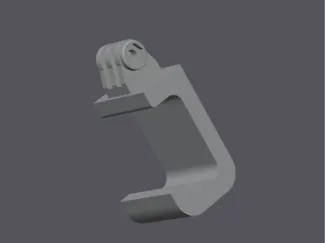GoPro Top Bar Mount for A1 Printer