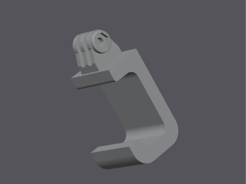 GoPro Top Bar Mount for A1 Printer