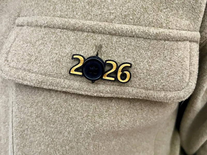 2026 Button Clip Happy New Year