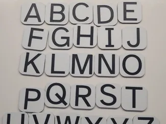 Tactile Uppercase Letters