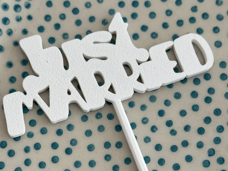 Muffintopper "Just married"