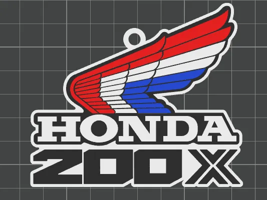 Honda 200X Christmas Ornament