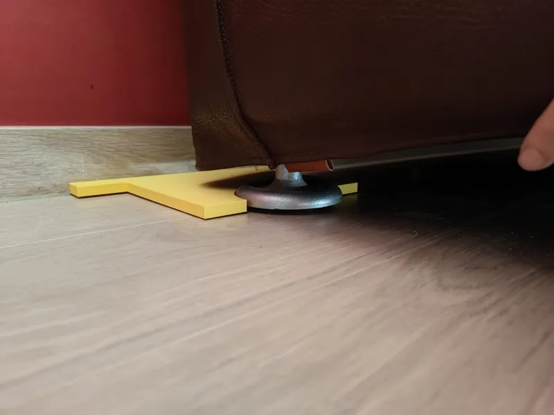 Sofa / couch wall spacer saver anti-slide