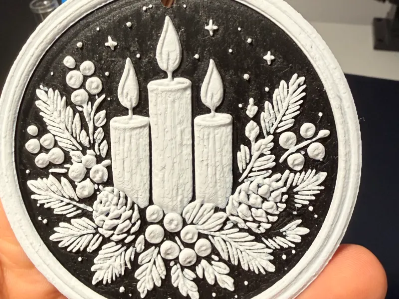 Candles bauble