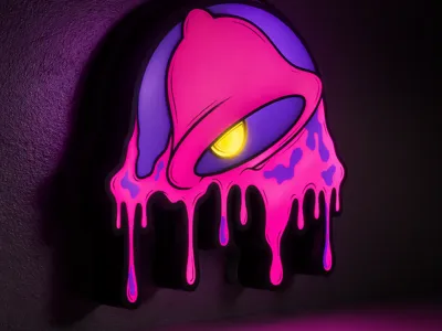 Tacobell Drip Light Box