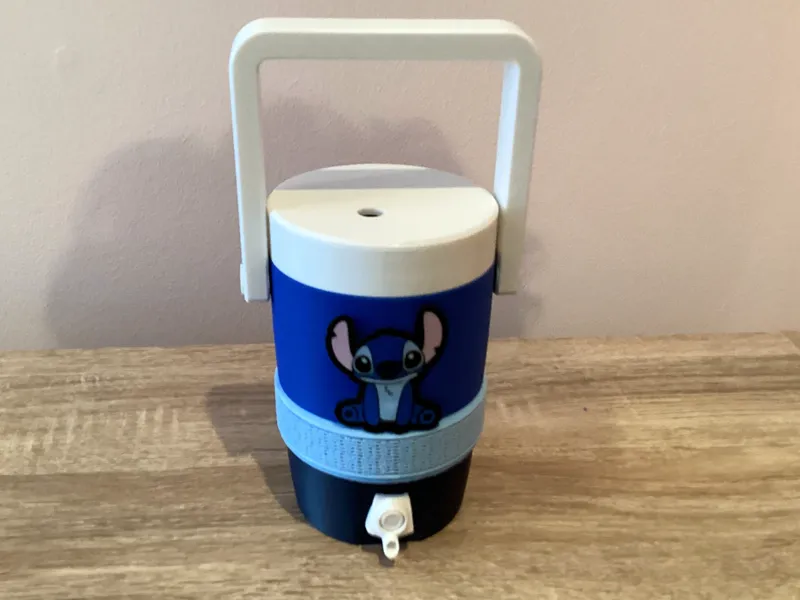 Stitch Can Holder (Screw on Lid)