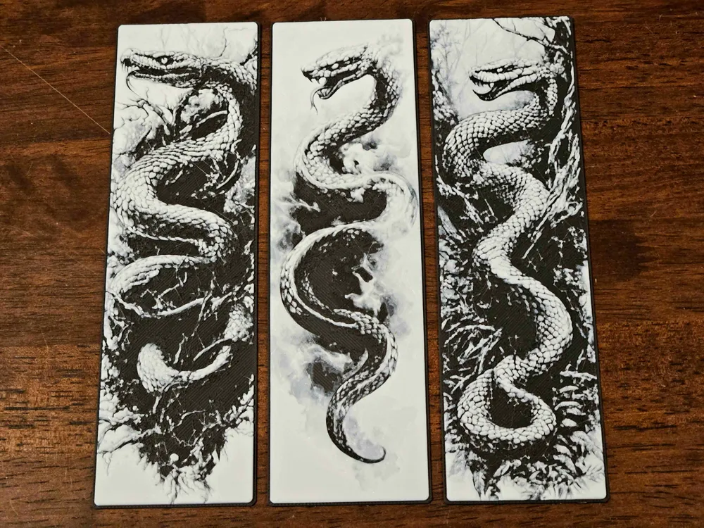 Year of the Snake - Bookmark Set by Yandalf - MakerWorld