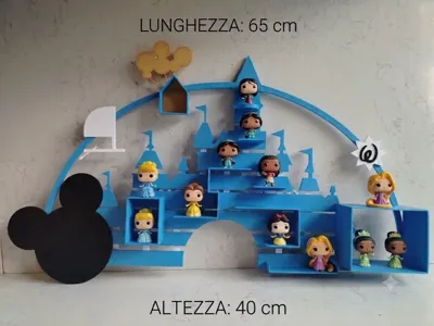 Disney-inspired castle shelf
