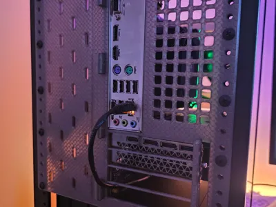 10 Inch Rack - 6U Vertical Sandwich MATX Mount