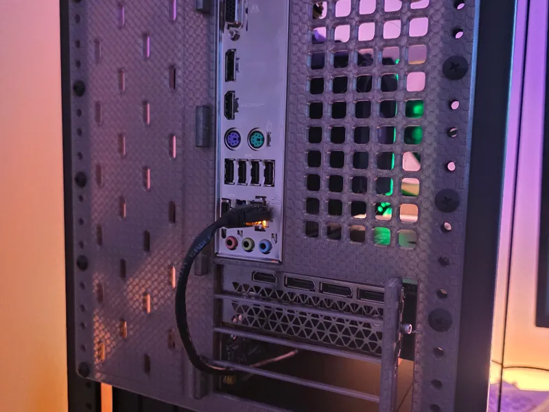 10 Inch Rack - 6U Vertical Sandwich MATX Mount