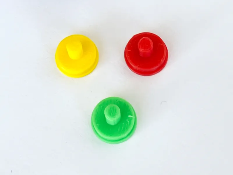 Charge level indicator for EC5 and T-PLUG caps