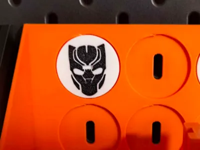 Skadis T-Clip - Button - Black Panther by Duani11