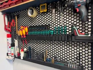 Honey Comb tool storage