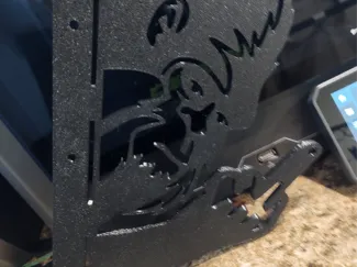 Peeking Bigfoot