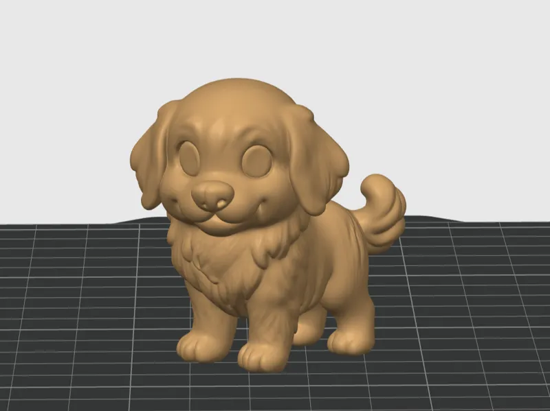 Perro Golden Retriever cartoon