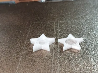 ws2812b star-shaped casing for string lights