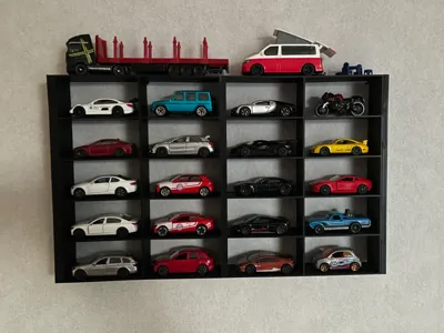Car Shelf 1:64 Siku Majorette
