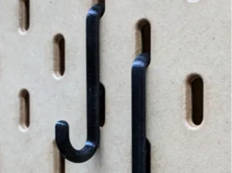 Hooks for Ikea Skadis pegboard