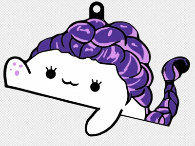 Rumi Bongo Cat Keychain