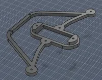 Top Frame for DSpower 3.7G Metal Gear Servo