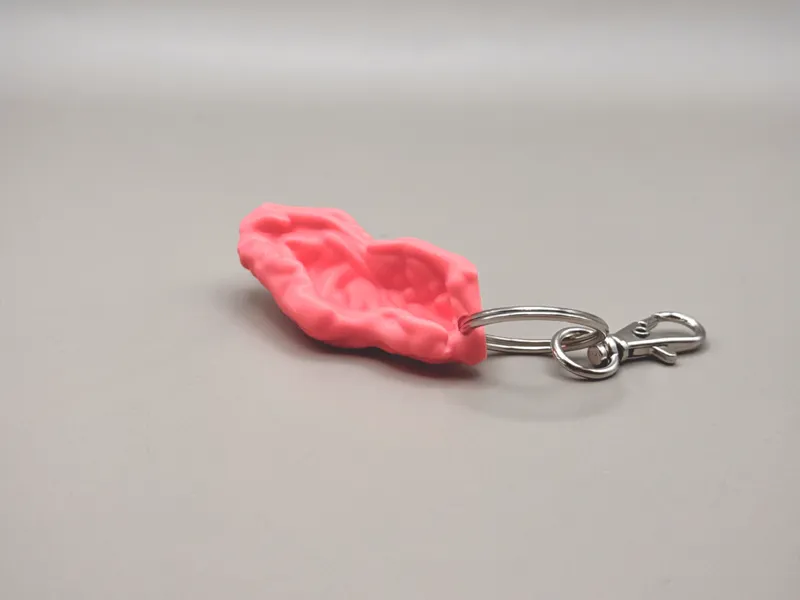 Used Chewing Gum Keychain