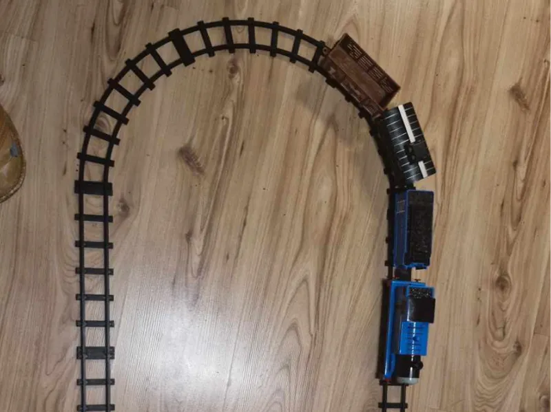 Timely 60 degree track (rail) turn for toy train
