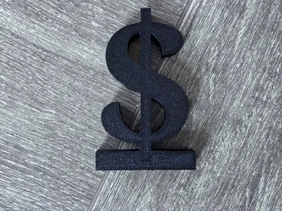 Dollar sign with stand