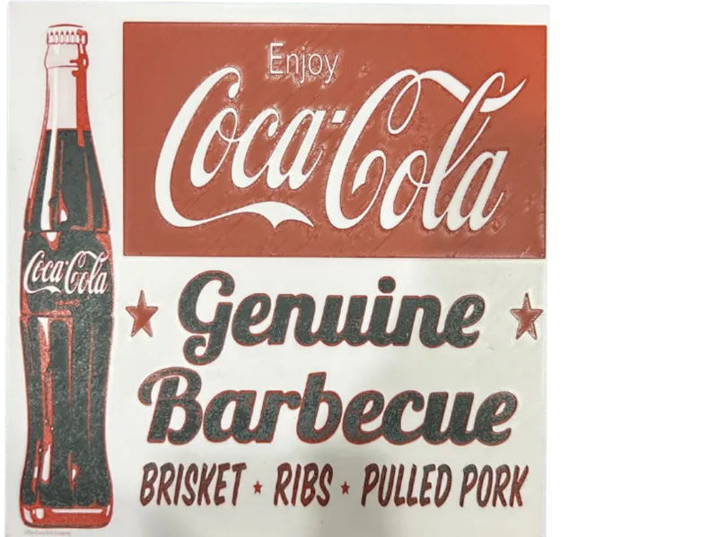 4-Color HueForge Coca-Cola Sign