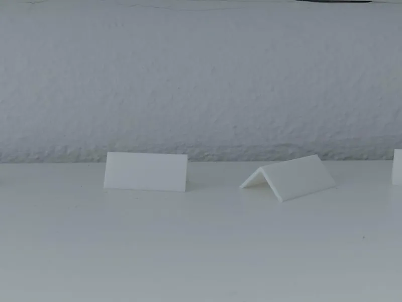 Minimalistisches Preisschild