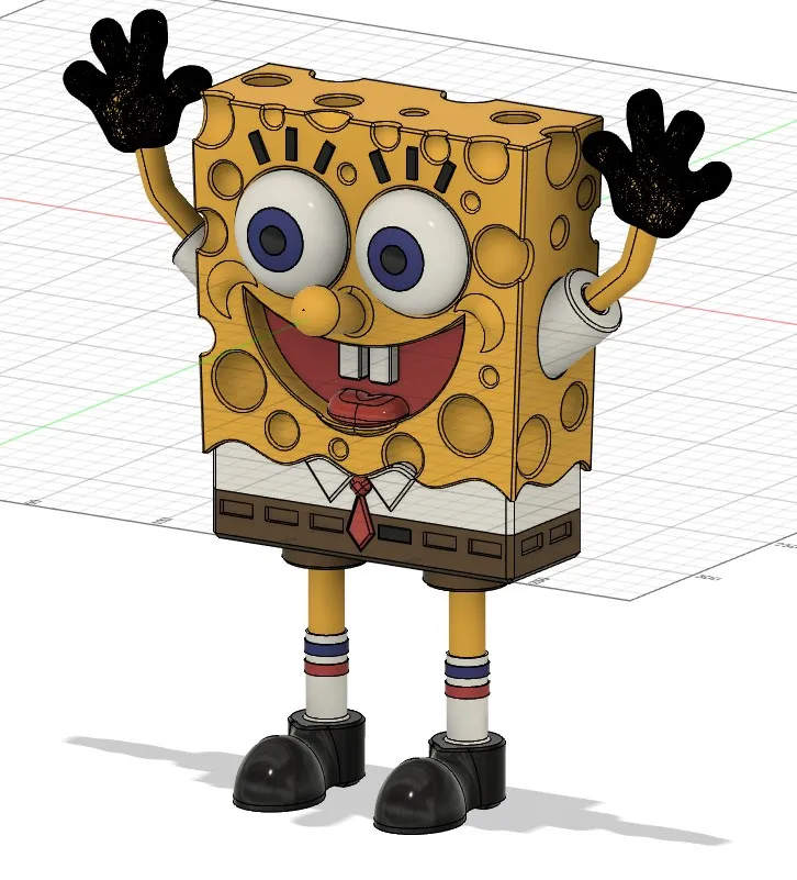 SpongeBob SquarePants - Print in parts view 4