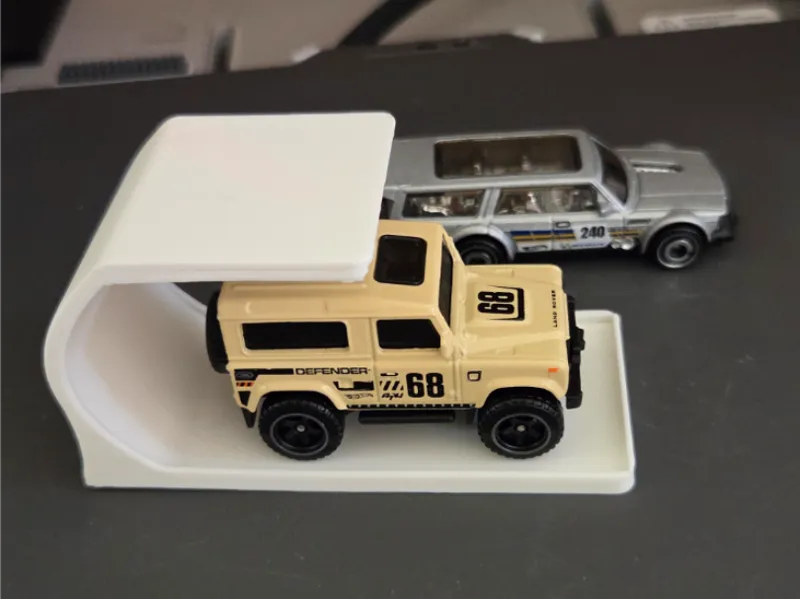 Hotwheels display stand for shelf