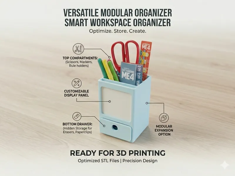 Simple desk organizer