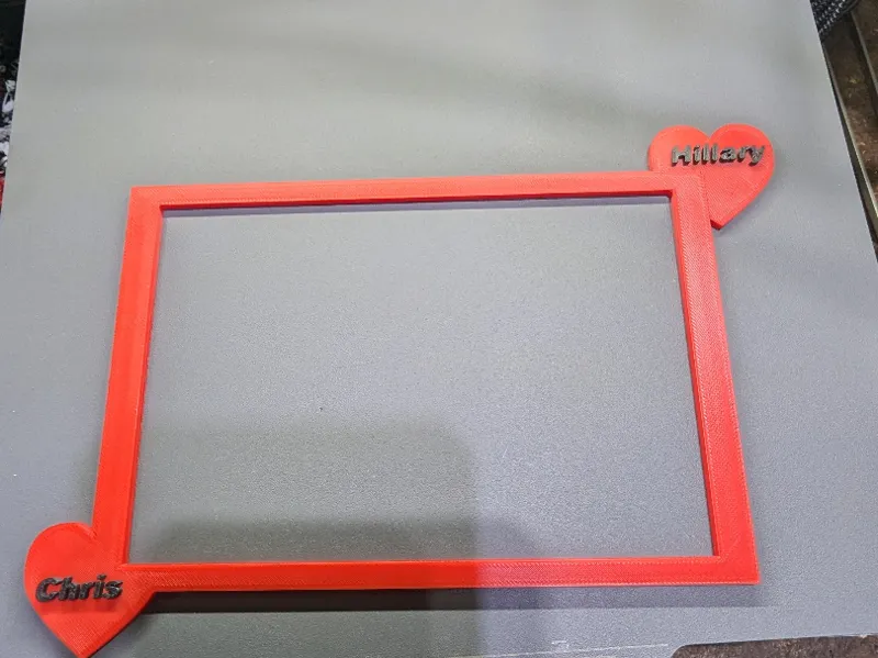 4 X 6 Frame with hearts