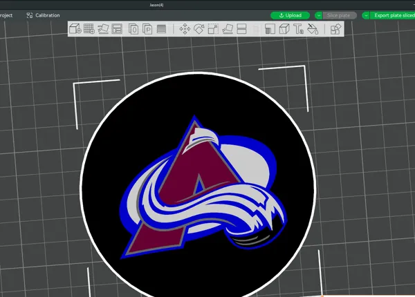 Dessous de verre Colorado Avalanche