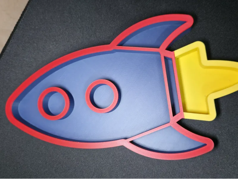 Space Rocket Sensory Tray