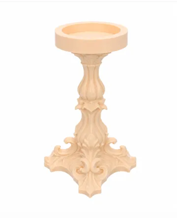 Accesorio de iluminación decorativa: Ornate Victorian LED Candle Holder — vista de referencia 4