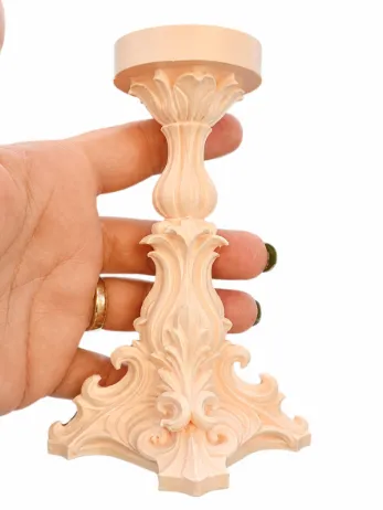 Accesorio de iluminación decorativa: Ornate Victorian LED Candle Holder — vista de referencia 2
