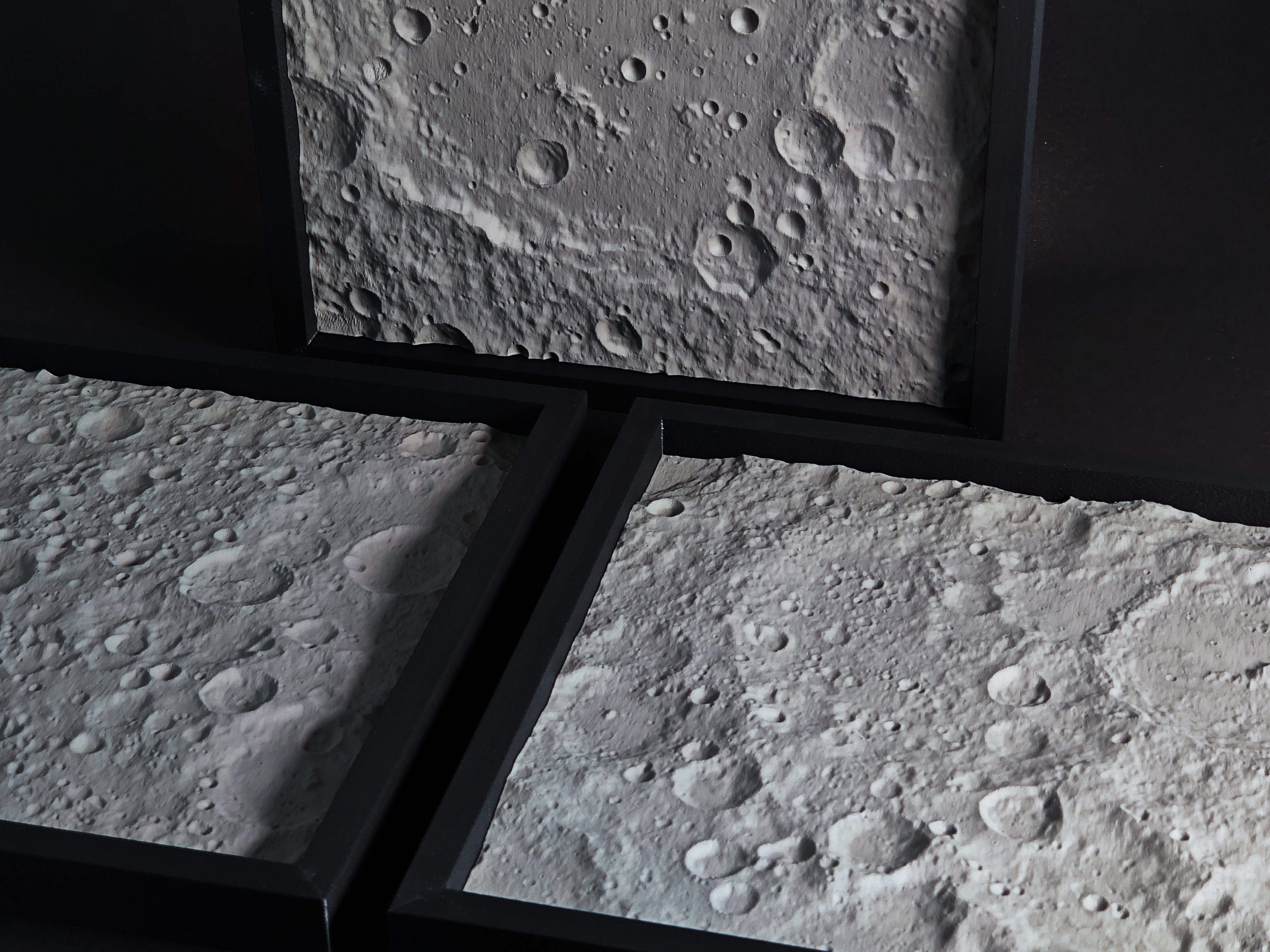 Lunar Landscape in Frames - framed Moon Tiles - 1