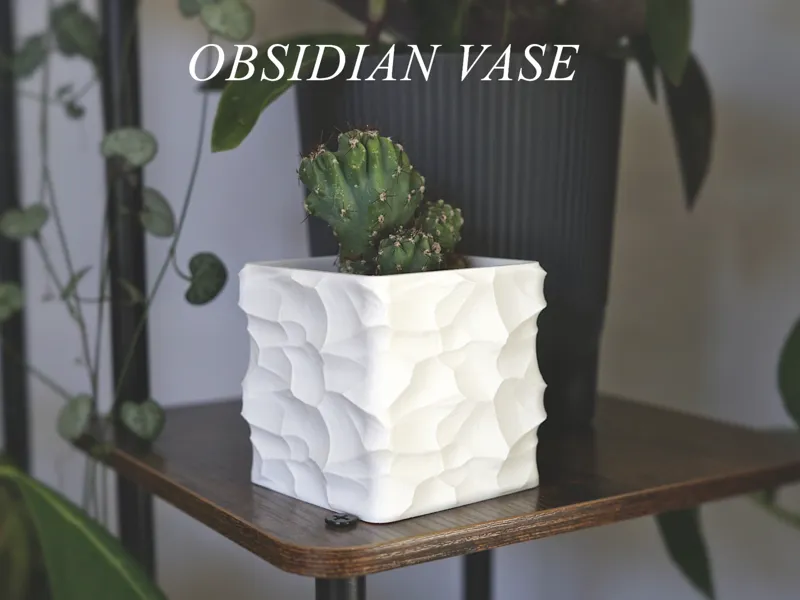 Obsidian Vase