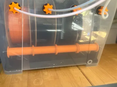 Extended rollers for IKEA Samla 22L dry box