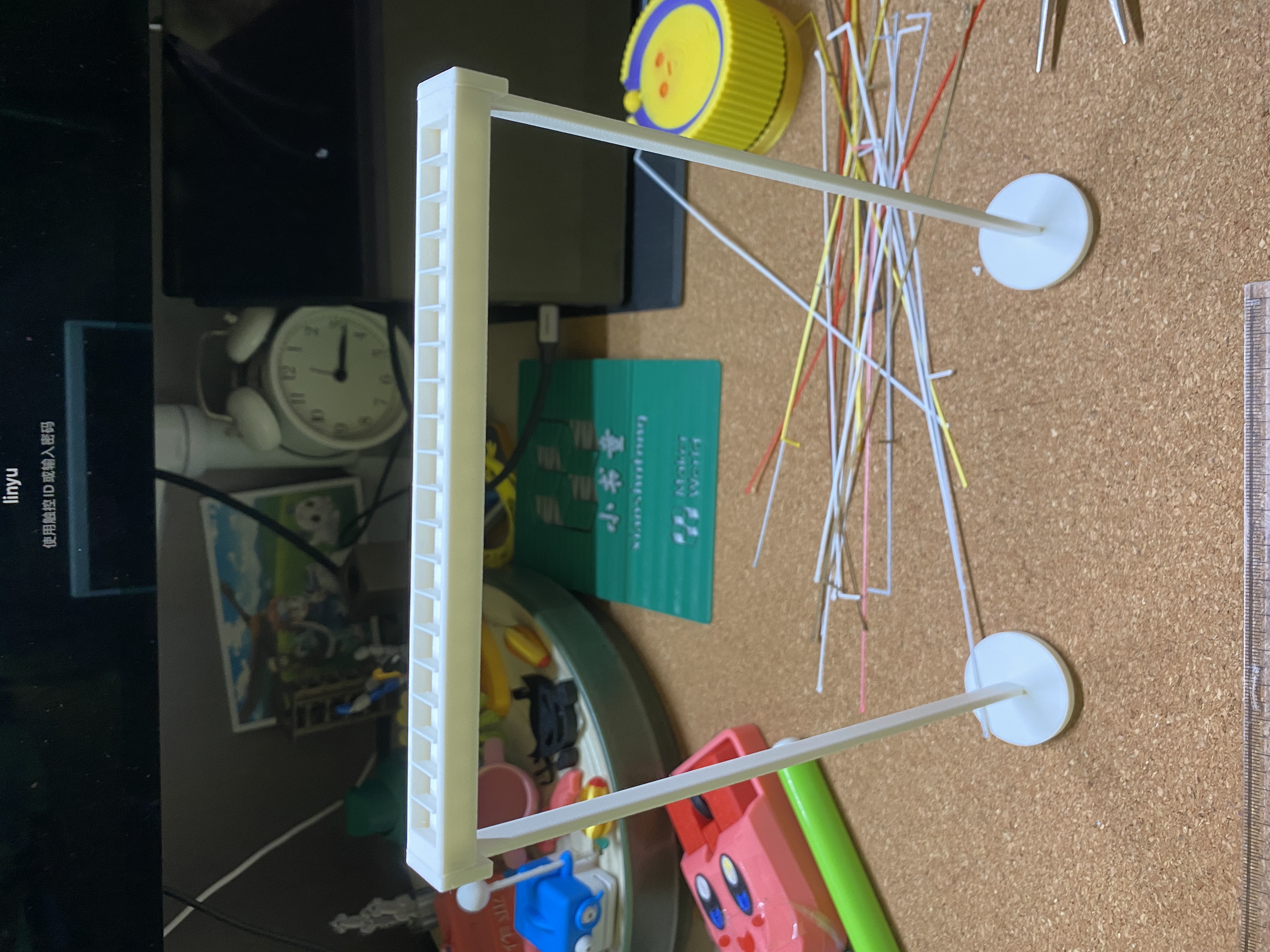 Miniatura 2 do modelo 3D 擦嘴条 彩虹帘 天幕 竹屎收纳 摆件 整理 擦嘴条摆件 P1S 收纳300条