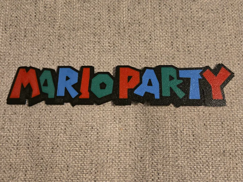 Mario Party Logo/Sign