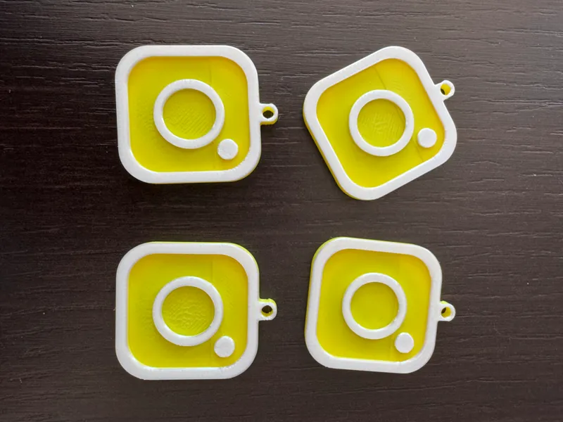 Instagram NFC Keychain Tag