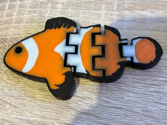 Flexi ClownFish Toy