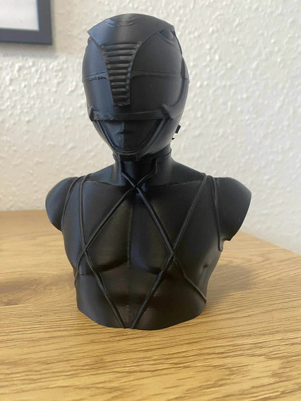 Black Power Ranger Bust - Free 3D Print Model - MakerWorld